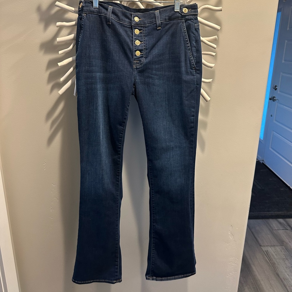 7 for all Mankind Dark Blue Jeans